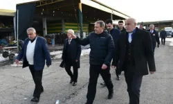 Şanlıurfa’da Hasar Gören Hal Esnafına Destek Ziyareti!