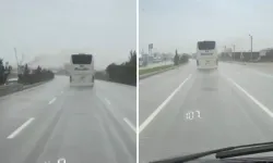 10 Kişinin Can Vermesi Yetmedi! Aynı Firma Yine Skandal Görüntülerle Gündemde: Yağmurda 110 km/s'yi Aşan Otobüs Vatandaşları Şok Etti