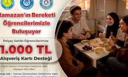Harran Üniversitesi Geliştirme Vakfı’ndan Öğrencilere Ramazan Dayanışması!