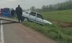 Şanlıurfa’da Kontrolden Çıkan Araç Şarampole Uçtu!