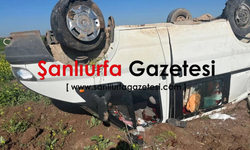 Şanlıurfa’da Otomobil Şarampole Uçtu
