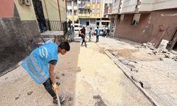 Şanlıurfa Eyyübiye’de Fen İşleri Ekiplerinden Yol Yapım ve Onarım Çalışması!