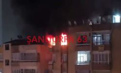 Şanlıurfa Haliliye'de Son Kat Dairesinde Korkutan Yangın!