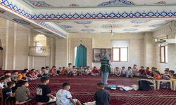 Şanlıurfa Yeşilay'dan Yaz Kur'an Kursu Öğrencilerine Bağımlılıkla Mücadele Eğitimi