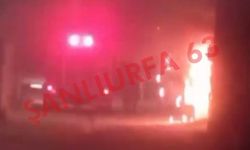 Şanlıurfa'da Gece Yarısı Trafo Yangını Paniği!