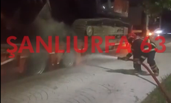 Şanlıurfa'da Seyir Halindeki Tır Alevlere Teslim Oldu