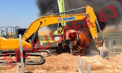 Beton Dökümü Sırasında Korkutan Yangın