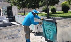 Şanlıurfa Haliliye’de Çöp Konteynerleri Bakıma Alınıyor