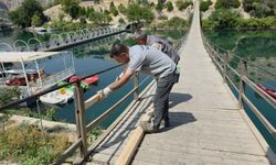 Şanlıurfa Halfeti’de Turizm Sezonu Öncesi Köprüler Bakıma Alındı