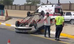 Şanlıurfa’da Araç Takla Attı: 2 Kişi Yaralandı