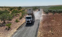Şanlıurfa’da 40 Kilometrelik Grup Yolunda Çalışmalar Sürüyor