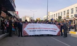 Vali Hasan Şıldak Şanlıurfa’da gaziler için yürüdü: “Birlik içindeyiz, bütünlük içindeyiz”