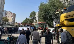 Şanlıurfa Suruç’ta Çiftçiler Traktörleriyle Yürüyüş Gerçekleştirdi