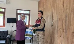 Şanlıurfa’da Jandarmadan Muhtar Şükran İmrak’a Muhtarlar Günü Ziyareti