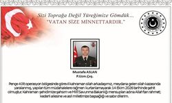 MSB Duyurdu: Pençe-Kilit Bölgesinde Uzman Çavuş Mustafa Aslan Şehit Oldu