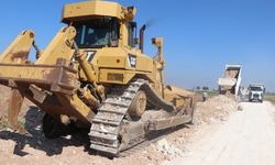 Şanlıurfa’da 8 Mahalleye Ulaşım Sağlayan 10 Kilometrelik Yolda Çalışma