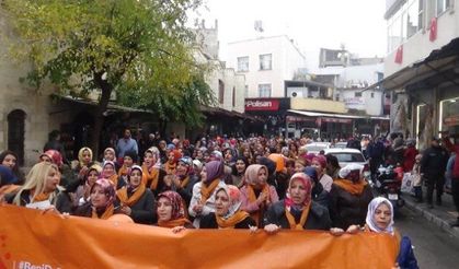 Kilisli Kadınlar Şiddete Hayır Diyerek Meydanlara İndi