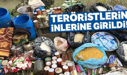 Diyarbakır'da teröristlerin inleri imha edildi!