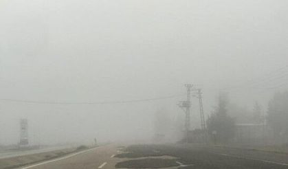 Sis sürücülere zor anlar yaşattı