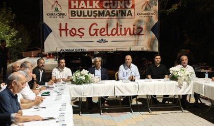 Karaköprü’de Halk Buluşması Şenevler Mahallesi’nde gerçekleştirildi