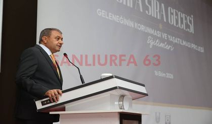 Şanlıurfa’da Sıra Gecesi Geleneği İçin Önemli Adım