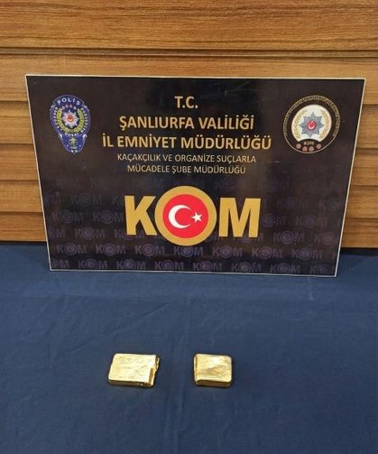 Şanlıurfa’da Kaçak Altın Operasyonu: 7 Milyonluk Saf Altın Ele Geçirildi