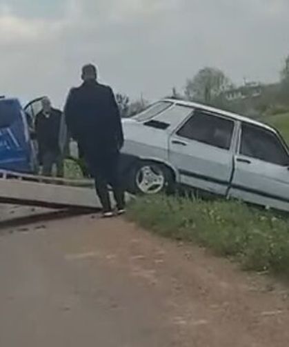 Suruç-Birecik Yolunda Otomobil Şarampole Devrildi: 2 Yaralı