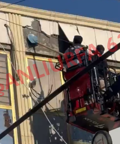 Şanlıurfa'da Pasajdan Kopan Taşlar Korku Dolu Anlar Yaşattı!