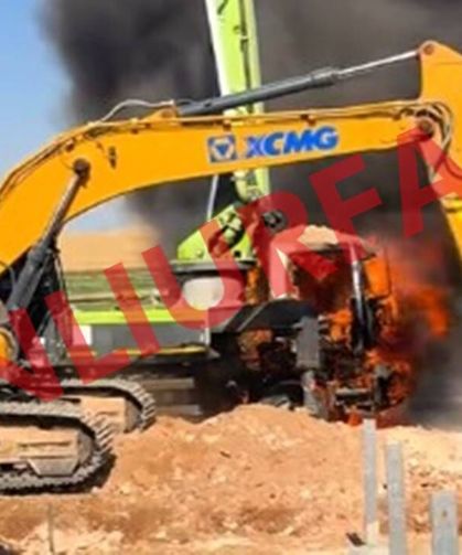 Beton Dökümü Sırasında Korkutan Yangın