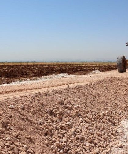 Haliliye’de Göktepe Kırsal Mahallesi’ndeki Stabilize Yol Çalışması Tamamlandı