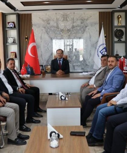 ŞUTSO Heyetinden SMMM Odası Başkanı Genç’e Hayırlı Olsun Ziyareti