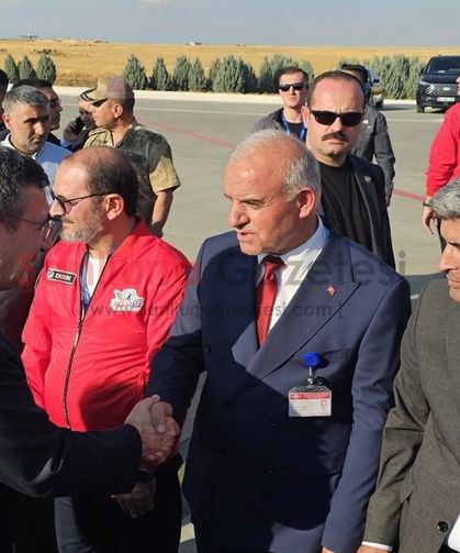 Cumhurbaşkanı Yardımcısı Cevdet Yılmaz TEKNOFEST İçin Şanlıurfa’ya Geldi