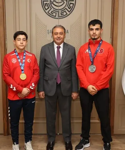 Şanlıurfa’nın Gururu Milli Sporcular Vali Şıldak’ı Ziyaret Etti
