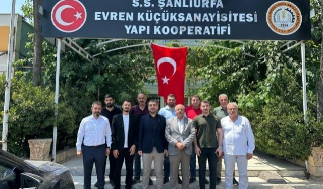 AK Parti Karaköprü İlçe Başkanlığından Küçük Sanayi Sitesi'ne Ziyaret