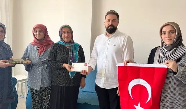 Cumhurbaşkanı Erdoğan'ın Selamları Şanlıurfa'daki Şehit Ailesine Ulaştırıldı!