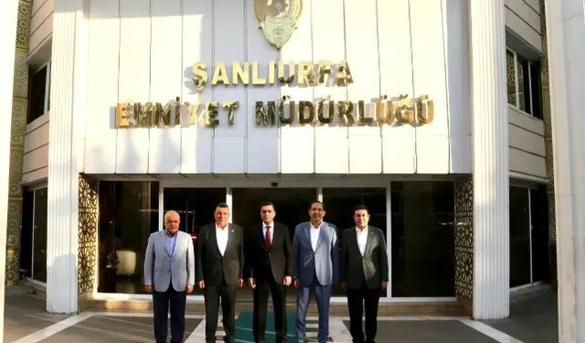 MHP Şanlıurfa Milletvekili, Emniyet Müdürü Aksoy'u Ziyaret Etti!
