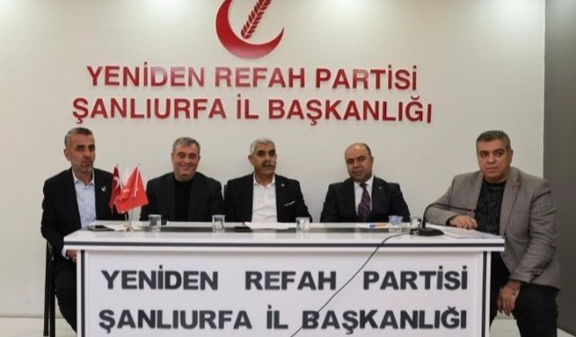 Şanlıurfa'da Siyaset Gündemi: Yeniden Refah Partisi İl Divan Toplantısı