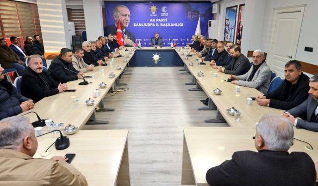 AK Parti Şanlıurfa İl Yönetim Kurulu Toplantısı Gerçekleştirildi