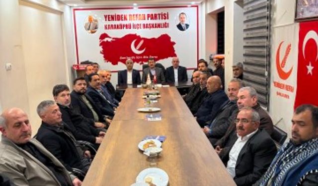 Yeniden Refah Partisi Karaköprü Teşkilatı Haftalık Toplantısını Gerçekleştirdi