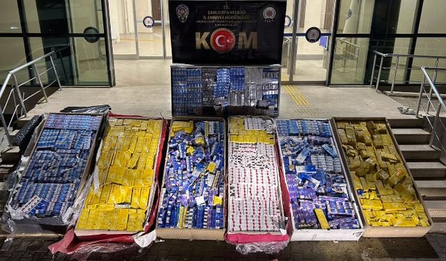 Şanlıurfa’da Dev Operasyon: 40 Bin Paket Kaçak Sigara Yakalandı
