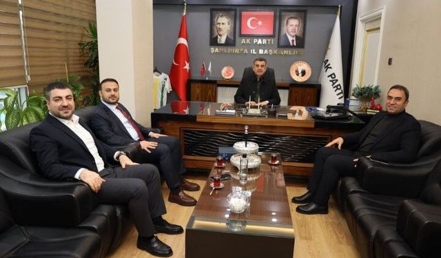 AK Parti İlçe Başkanlarından İl Başkanı Günbeği’ye Ziyaret