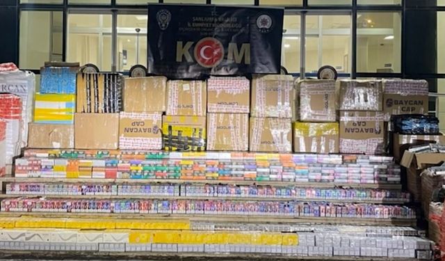 Şanlıurfa-Mardin Yolunda Kaçakçılık Operasyonu