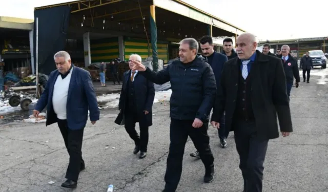 Şanlıurfa’da Hasar Gören Hal Esnafına Destek Ziyareti!