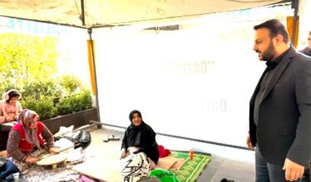 AK Parti ve Kızılay Kadın Kollarından Ortak Gazze Kermesi