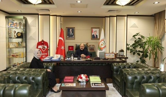 KADEM Şanlıurfa İl Temsilcisi Ayşe Çetinkaya’dan Büyükşehir Ziyareti