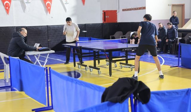 Şanlıurfa Karaköprü’de Masa Tenisi Turnuvasında Final Heyecanı!