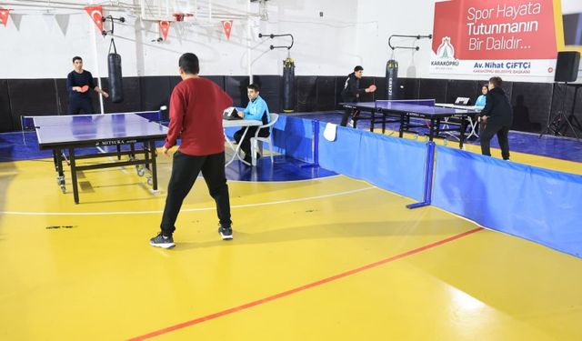 Şanlıurfa Karaköprü’de Ödüllü Masa Tenisi Turnuvası Start Aldı!