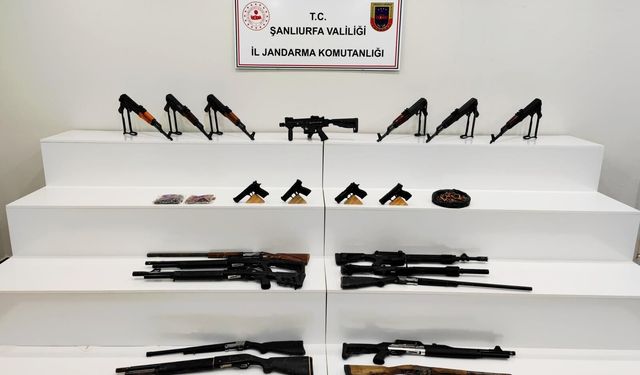 Şanlıurfa Viranşehir’de Silah Kaçakçılığı Operasyonu