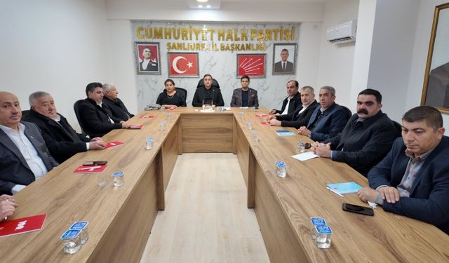 CHP Şanlıurfa İl Başkanlığı’nda Kapsamlı Toplantı Gerçekleştirildi