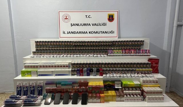 Viranşehir'de Dev Kaçakçılık Operasyonu! Binlerce Ürün Ele Geçirildi
